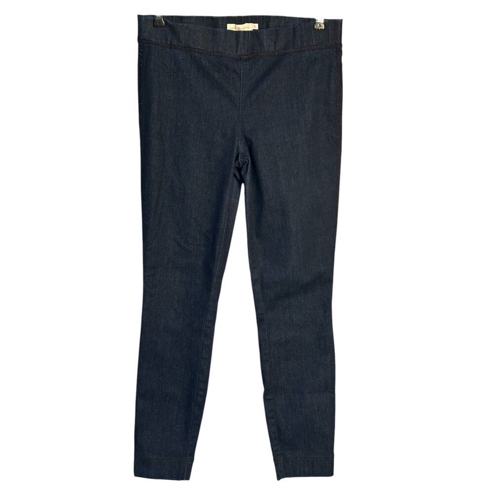 Tory Burch Sz 28 Pull On Stretchy Denim Legging Dark Wash Jegging Elastic Waist‎